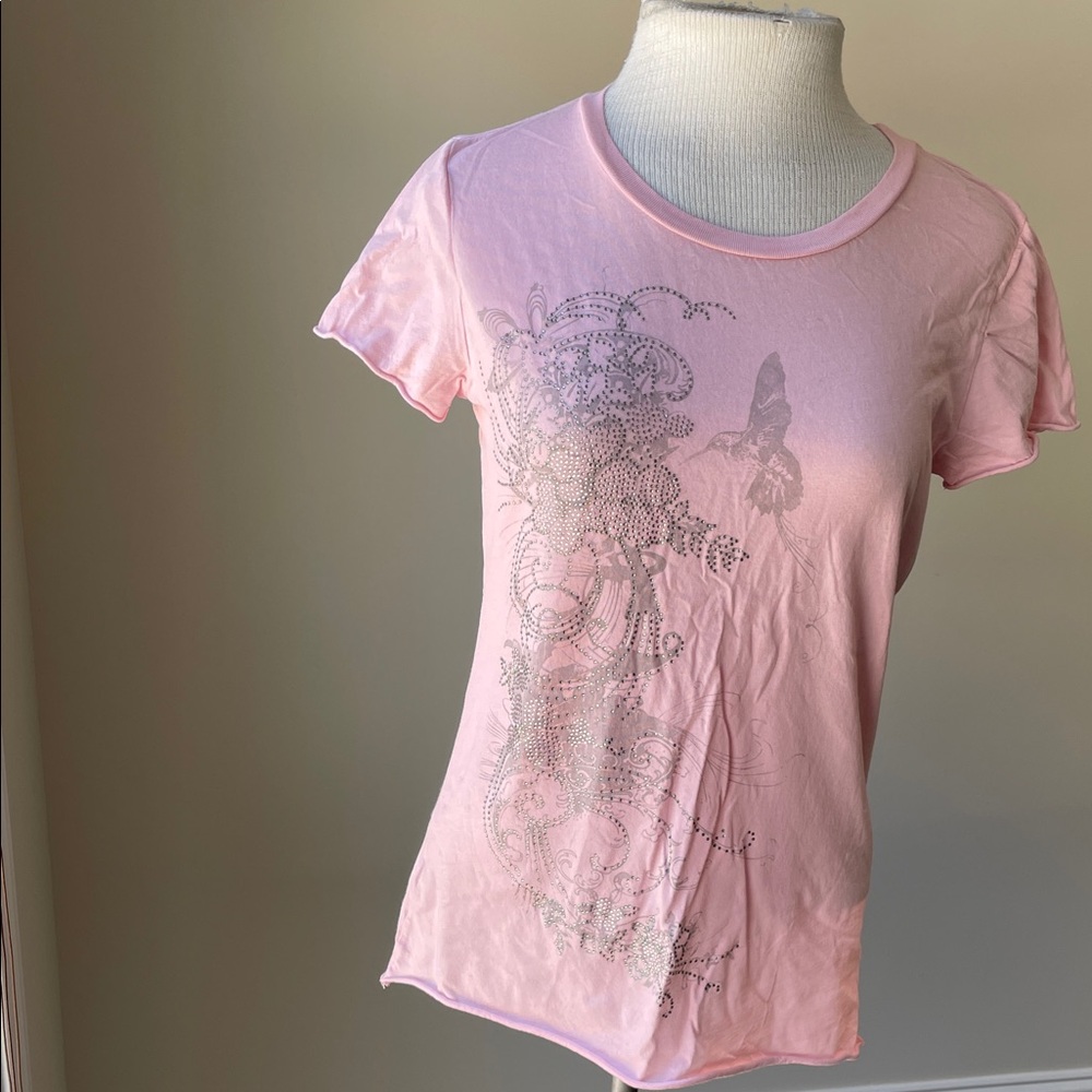 Chic Pink Graphic Tee for Women
